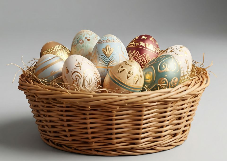 Abschlussmotiv zur finalen Teilnahme am Ostergewinnspiel