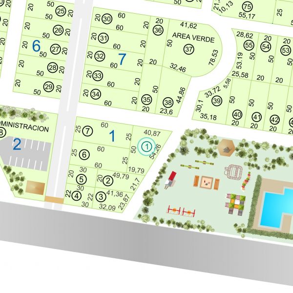 Land kaufen Paraguay Bau Grundstueck-1-nr-1-1517qm-Komplett-Karte Land kaufen Paraguay Bau Grundstueck-124-nr-1517-50048qm-Komplett-Ansicht