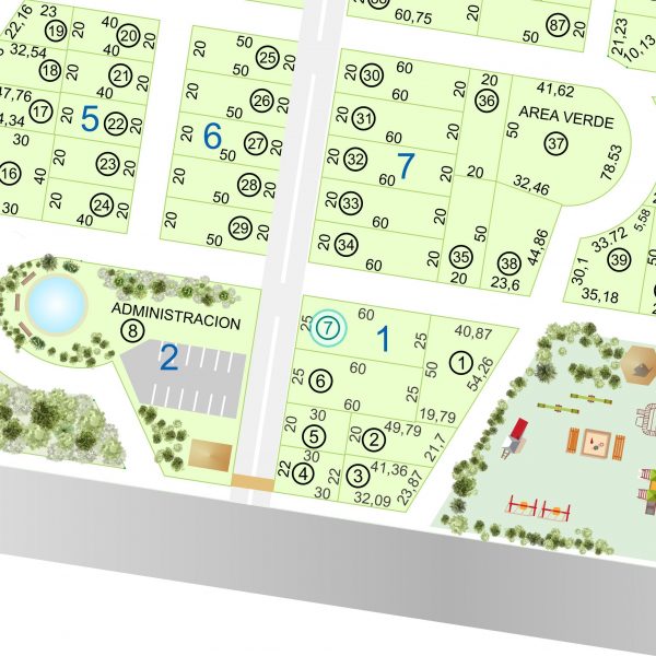 Land kaufen Paraguay Bau Grundstueck-1-nr-7-1500qm-Komplett-Karte Land kaufen Paraguay Bau Grundstueck--nr-1500-49500qm-Komplett-Ansicht