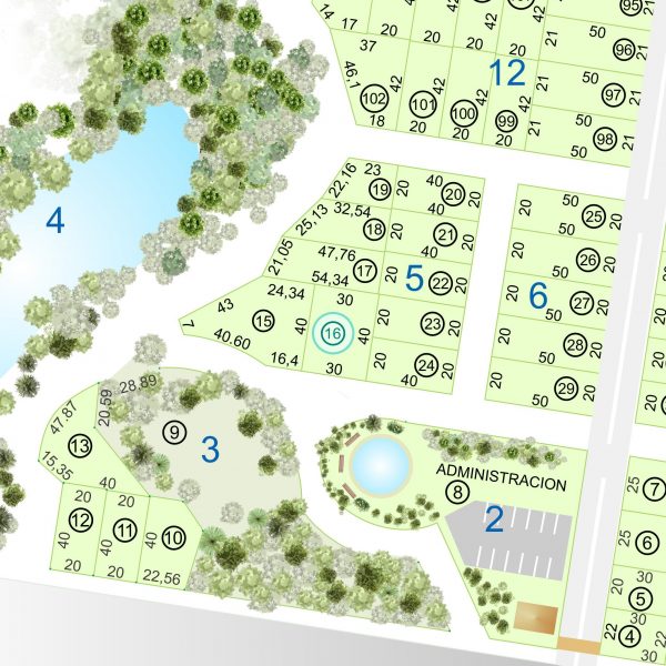 Land kaufen Paraguay Bau Grundstueck-5-nr-16-1200qm-Komplett-Karte Land kaufen Paraguay Bau Grundstueck--nr-1200-39600qm-Komplett-Ansicht