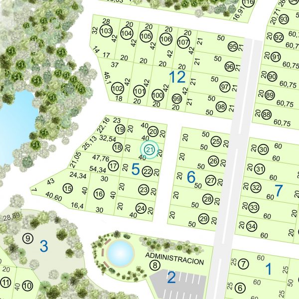 Land kaufen Paraguay Bau Grundstueck-5-nr-21-800qm-Komplett-Karte Land kaufen Paraguay Bau Grundstueck--nr-800-26400qm-Komplett-Ansicht