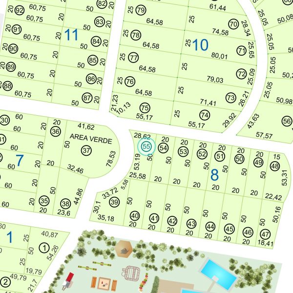 Land kaufen Paraguay Bau Grundstueck-8-nr-55-1093qm-Komplett-Karte Land kaufen Paraguay Bau Grundstueck--nr-1093-36072qm-Komplett-Ansicht