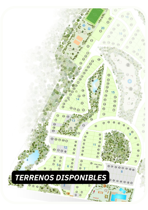 Terrenos disponibles